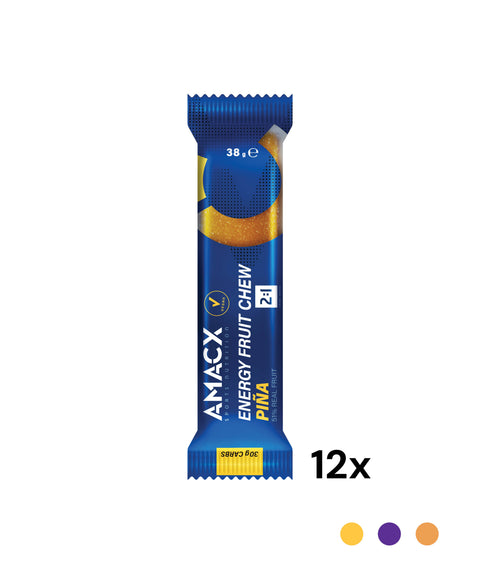 Energy Fruit Chew Piña | 12er Pack