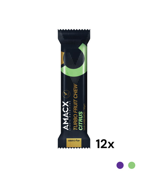 Turbo Fruit Chew Zitrusfrüchte | 12er Pack