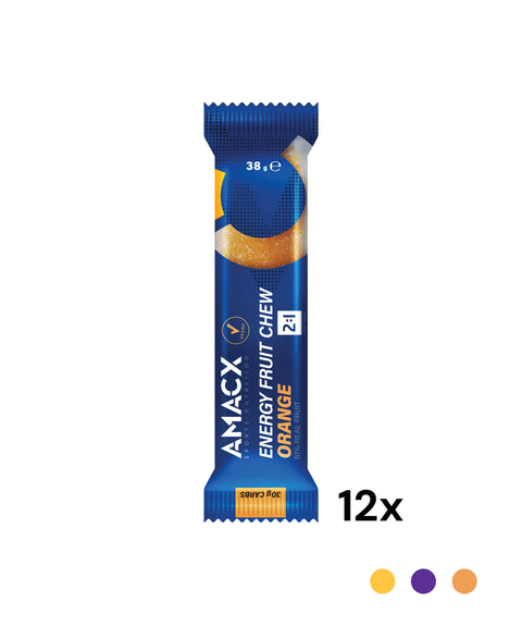 Energy Fruit Chew Orange | 12er Pack