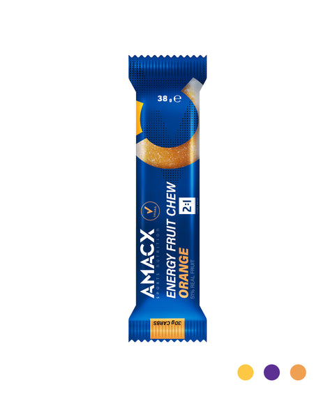 Energy Fruit Chew Orange | 12er Pack